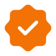 Certification icon with checkmark