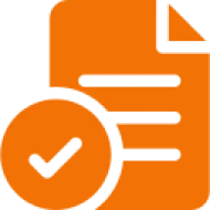 Paper and check symbol