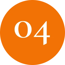 Number 04 in orange circle